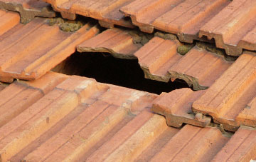 roof repair Aberbechan, Powys